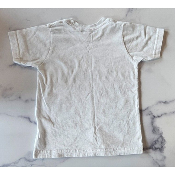 Justy Bae Unisex T Shirt Toddler 2T White Wild Child Short Sleeve Cotton Tee - Picture 3 of 4